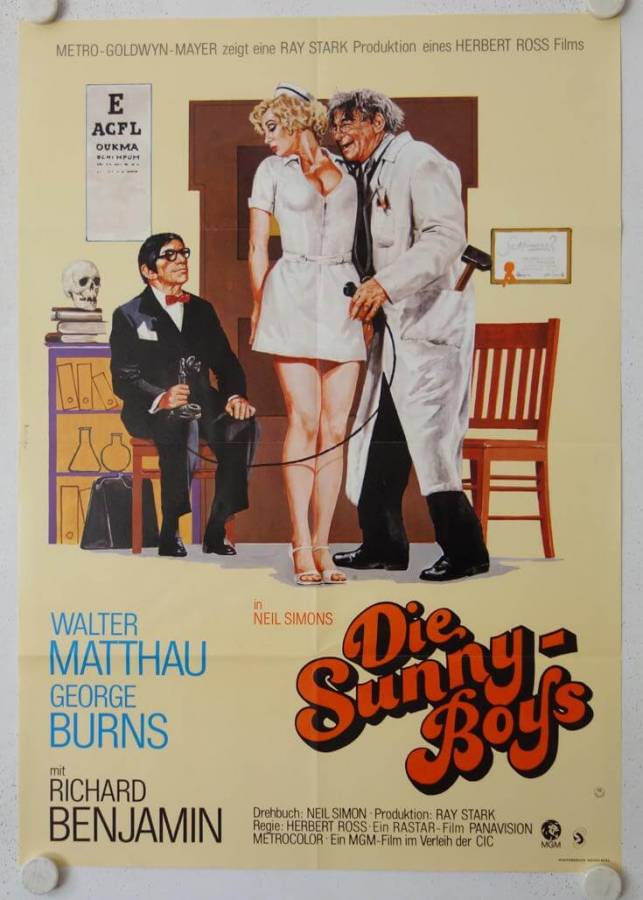 Die Sunny Boys originales deutsches Filmplakat